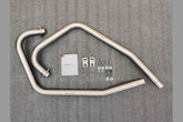 PERFORMANCE HEADERS FOR RE 650 TWINS BRUSHED STEEL FINISH